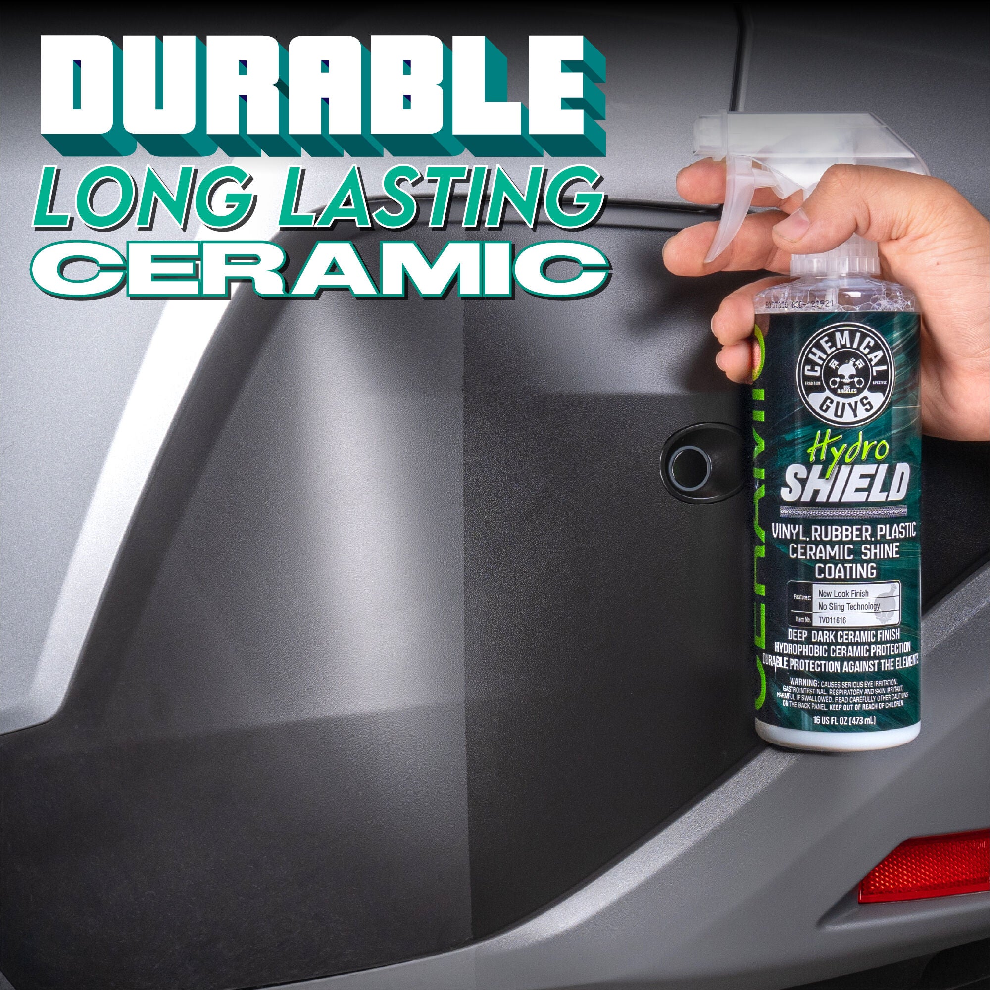 HydroShield Vinyl. Rubber. Plastic Ceramic Shine Coating - Image 4