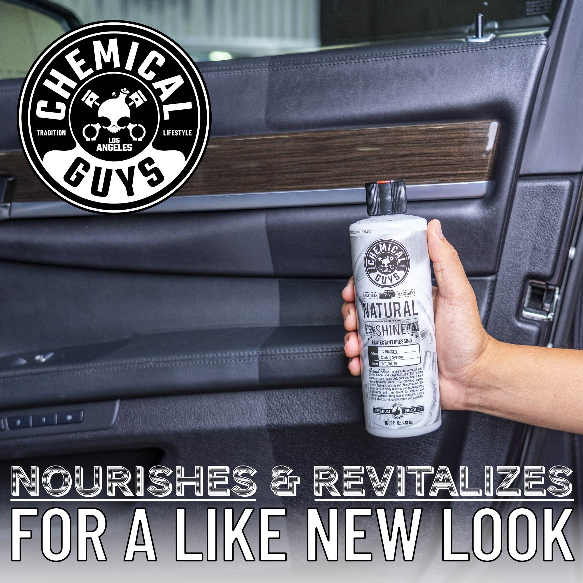 Natural Shine New Look Shine Plastic. Rubber. Vinyl Dressing - Image 4