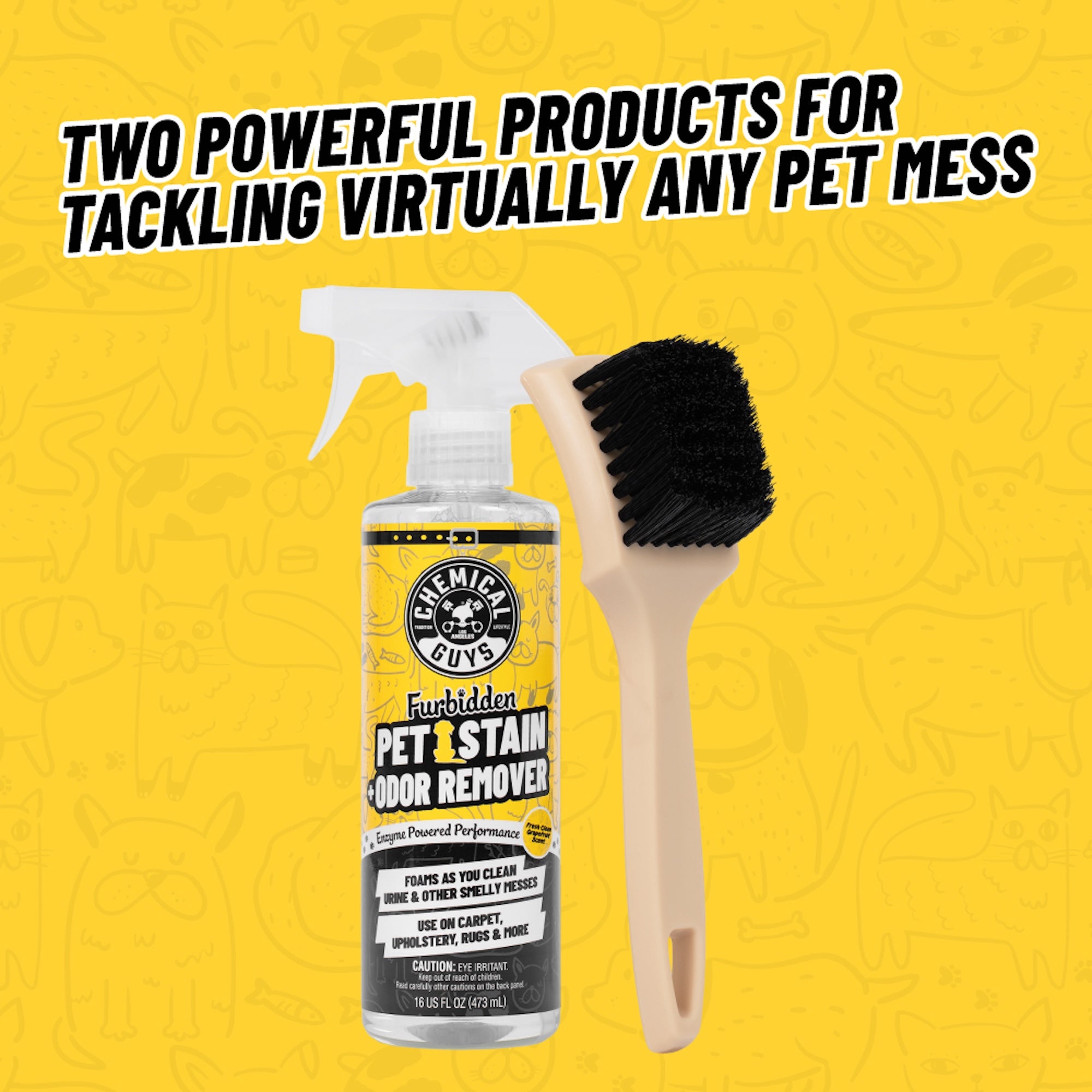 Furbidden? Pet Stain & Odor Remover + Nifty Brush Kit - Image 3