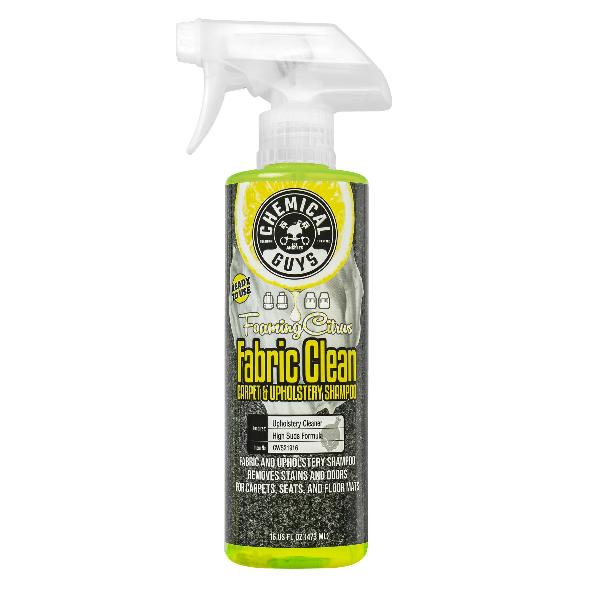 Foaming Citrus Fabric Clean Carpet & Upholstery Shampoo - Image 12