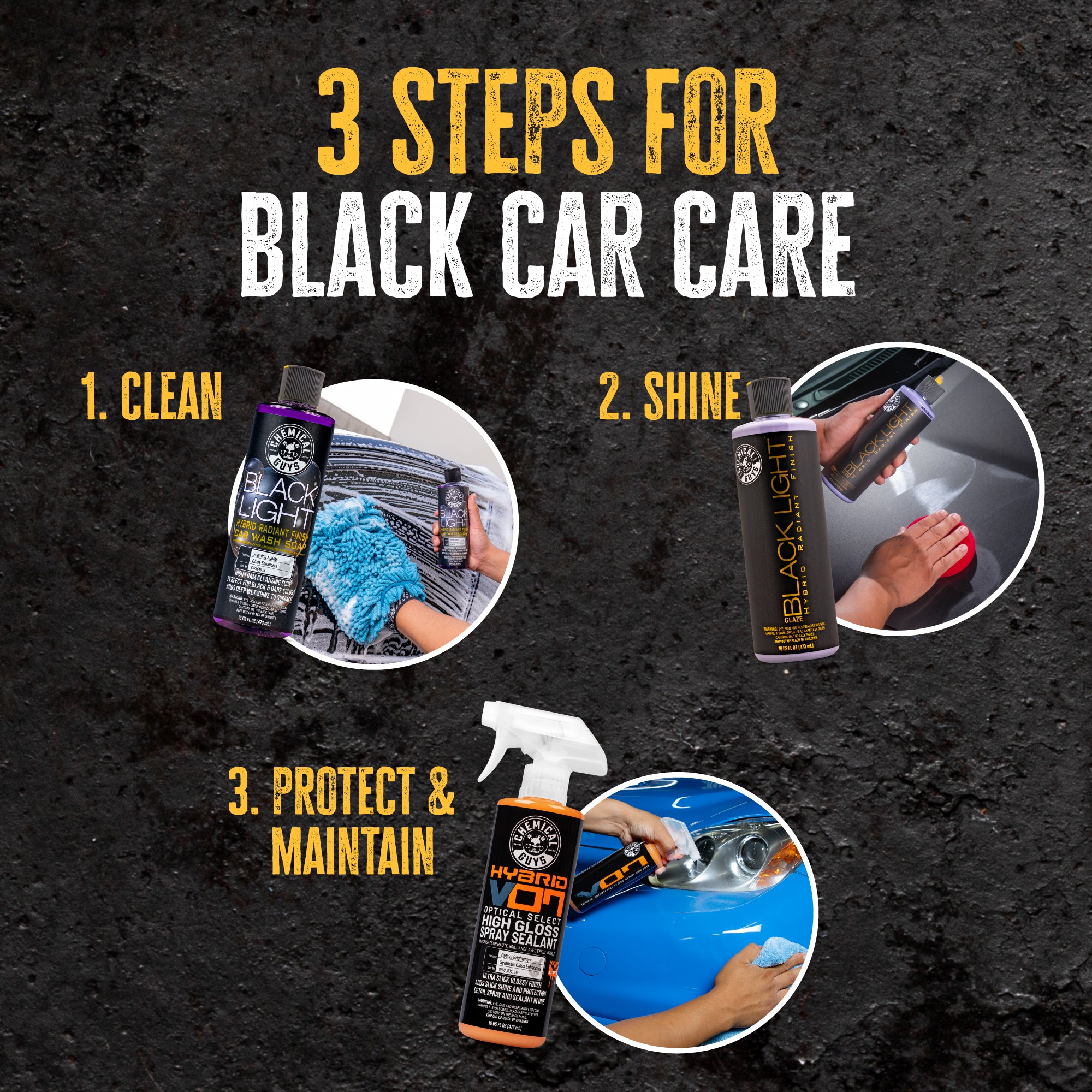 Black Car Care Starter Kit - Image 2